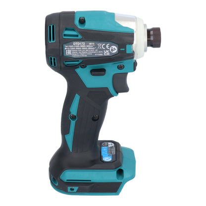 Makita DTD 172 SF1J-R clé à chocs sans fil 18 V 180 Nm 1/4" brushless + 1x batterie 3,0 Ah + chargeur + RHINO