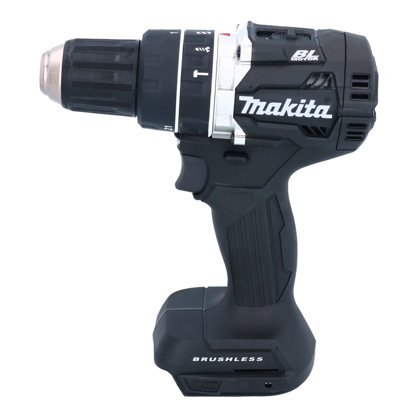 Makita DHP 484 SFJB-R Akku Schlagbohrschrauber 18 V 54 Nm Brushless Schwarz + 2x Akku 3,0 Ah + Ladegerät + RHINO