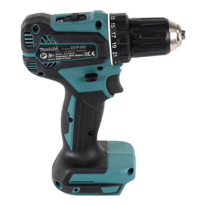 Makita DDF 485 SF1J-R perceuse-visseuse sans fil 18 V 50 Nm sans balais + 1x batterie 3,0 Ah + chargeur + RHINO