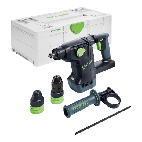 Marteau combiné à batterie Festool KHC 18 EB-Basic 18 V 2,6 J SDS-Plus Brushless (577447) + Systainer - sans batterie, sans chargeur