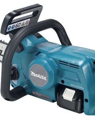 Tronçonneuse à batterie Makita DUC 357 TX3 18 V 35 cm sans balais + 1x batterie 5,0 Ah - sans chargeur