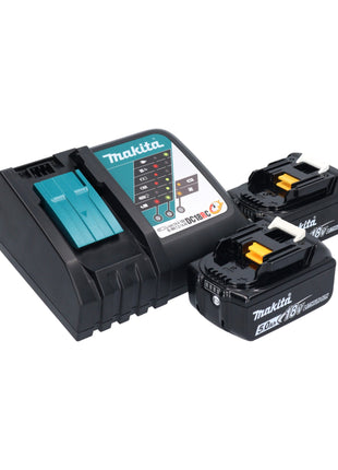 Tronçonneuse à batterie Makita DUC 357 RT2X3 18 V 35 cm sans balai + 2x batteries 5,0 Ah + chargeur