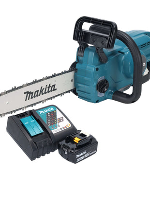 Tronçonneuse à batterie Makita DUC 357 RGX3 18 V 35 cm sans balai + 1x batterie 6,0 Ah + chargeur