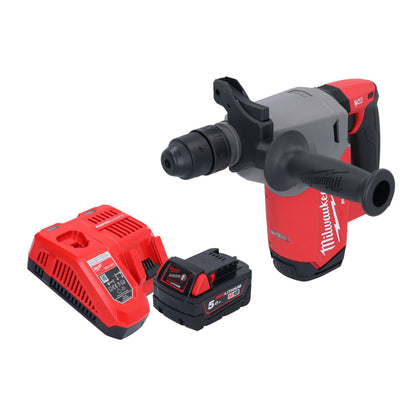 Marteau combiné à batterie Milwaukee M18 FHX-501 18 V 2,5 J SDS-Plus brushless + 1x batterie 5,0 Ah + chargeur