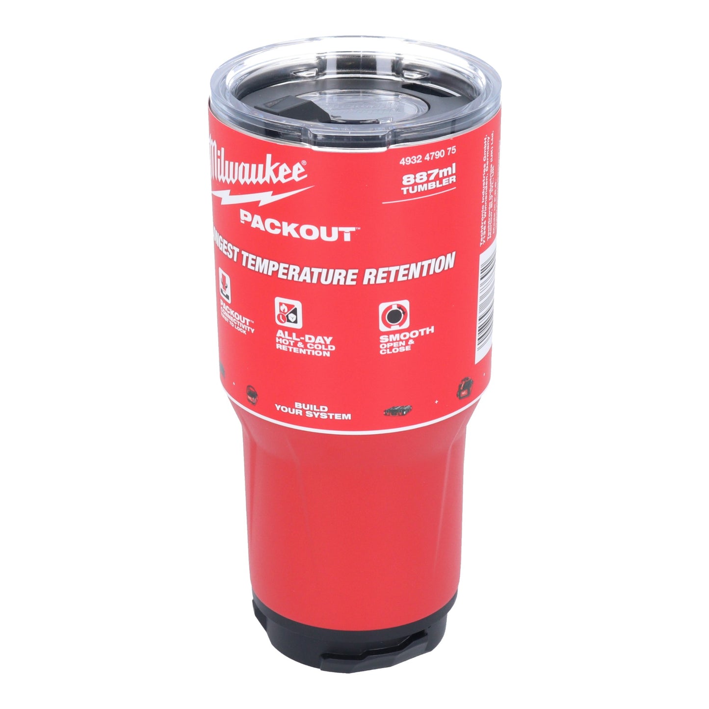 Milwaukee PACKOUT tasse thermos 887 ml rouge 1 pièce ( 4932479075 )