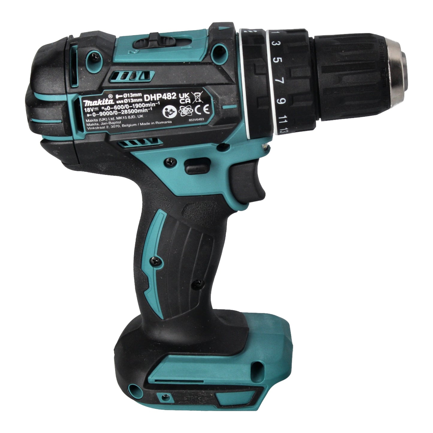 Makita DHP 482 SF1J-R perceuse à percussion sans fil 18 V 62 Nm + 1x batterie 3,0 Ah + chargeur + RHINO