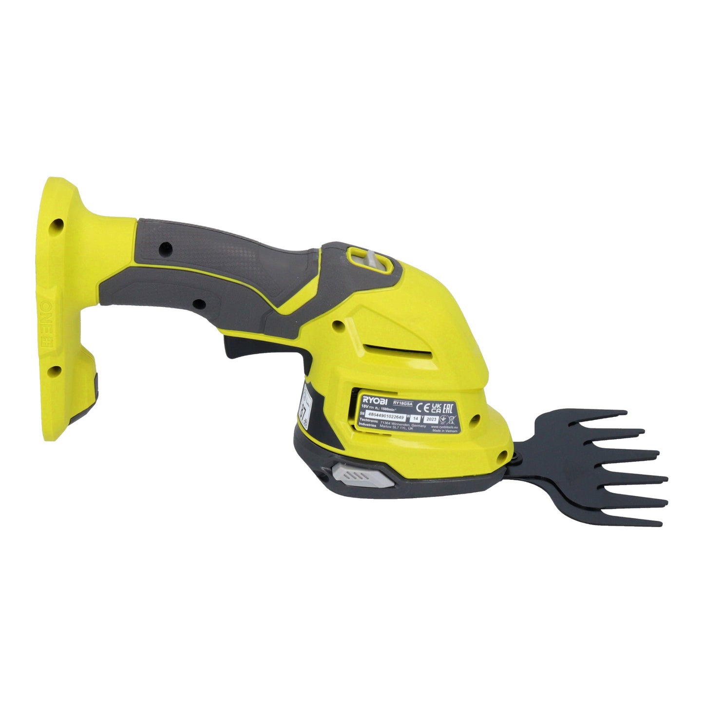 Ryobi RY18GSA-0 18 V ONE+ Akku Gras- u. Strauchschere, Schnittstärke 8 mm ( 5133005764 ) Solo - ohne Akku und Ladegerät