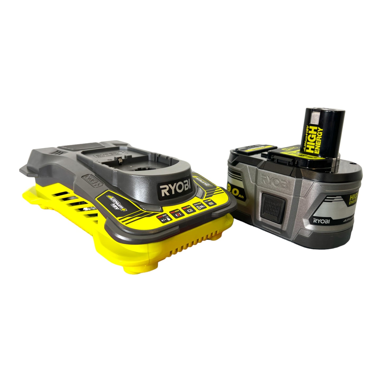 Ryobi RC18150-190 Starter Set 18 V ONE+ 1x High Energy Lithium+ Akku 9,0 Ah + Schnell Ladegerät ( 5133004421 )