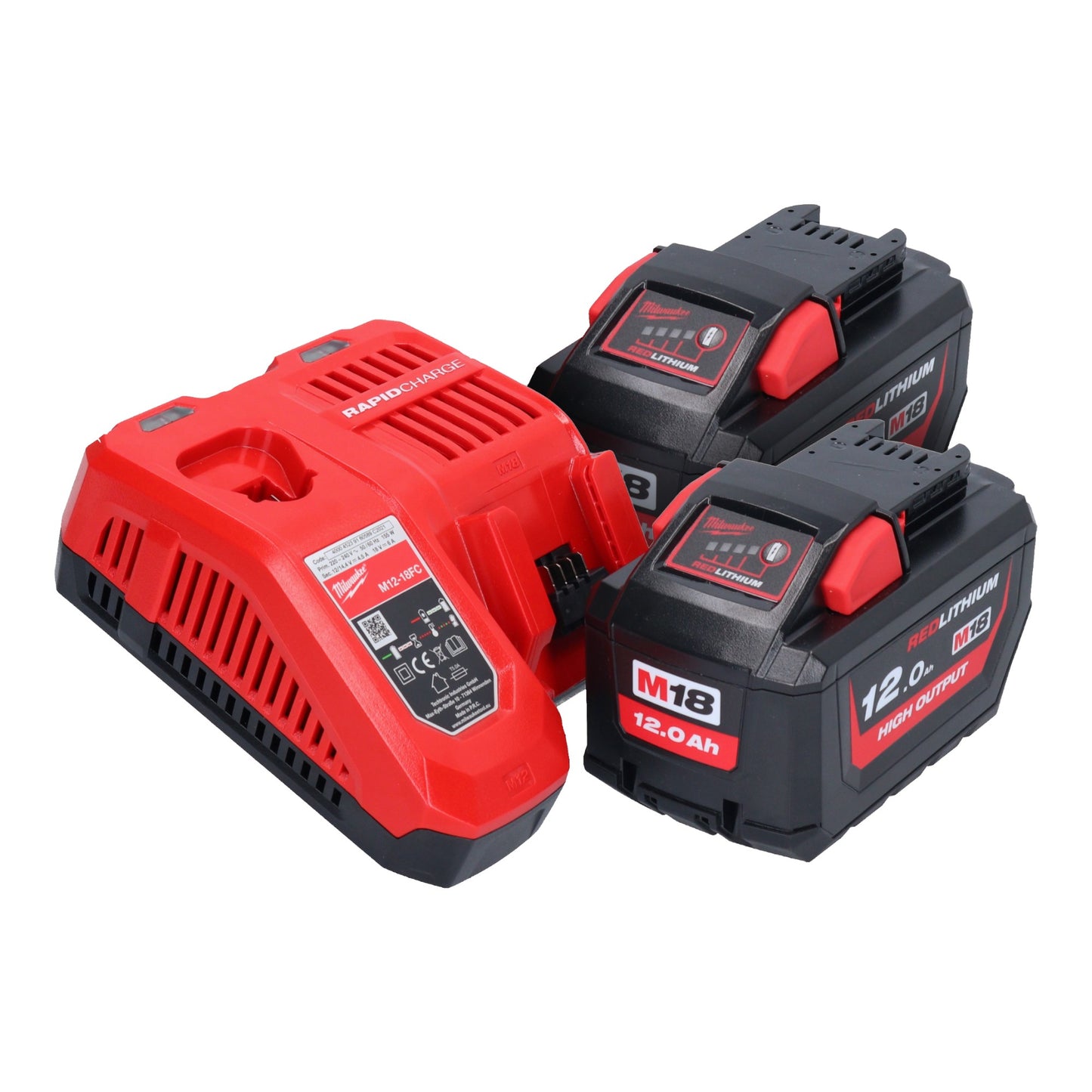 Tronçonneuse à batterie Milwaukee M18 FCHS-122 18 V 40 cm sans balais + 2x batteries 12,0 Ah + chargeur