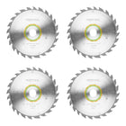 Festool HW 230x2,5x30 W24 lame de scie circulaire WOOD STANDARD 4 pièces (4x 500647) 230 x 2,5 x 30 mm 24 dents pour tous les matériaux en bois, panneaux de matériaux de construction, plastiques souples, coupe grossière