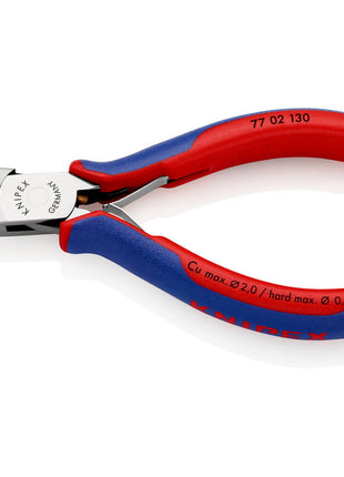 KNIPEX pince coupante électronique longueur 130 mm forme 0 (4000794259)