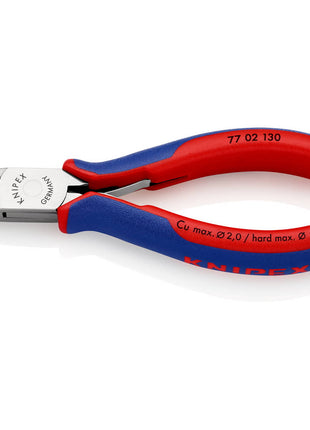 KNIPEX pince coupante électronique longueur 130 mm forme 0 (4000794259)