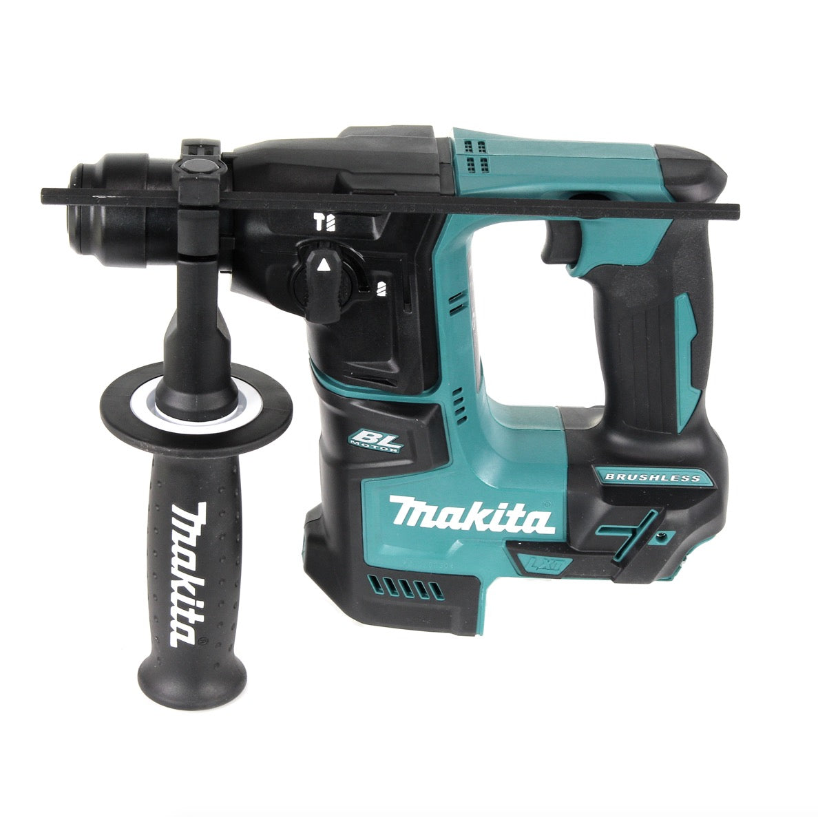 Makita DHR 171 RTJ 18 V 2-stufig Brushless Akku Bohrhammer SDS Plus + 2x Akku 5,0Ah + Ladegerät + 5 tlg. Hartmetall Bohrer Set + Makpac - Toolbrothers