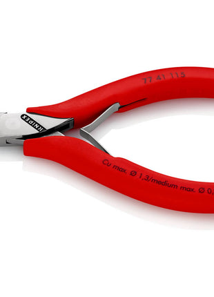 KNIPEX pince coupante électronique longueur 115 mm forme 2 (4000810487)