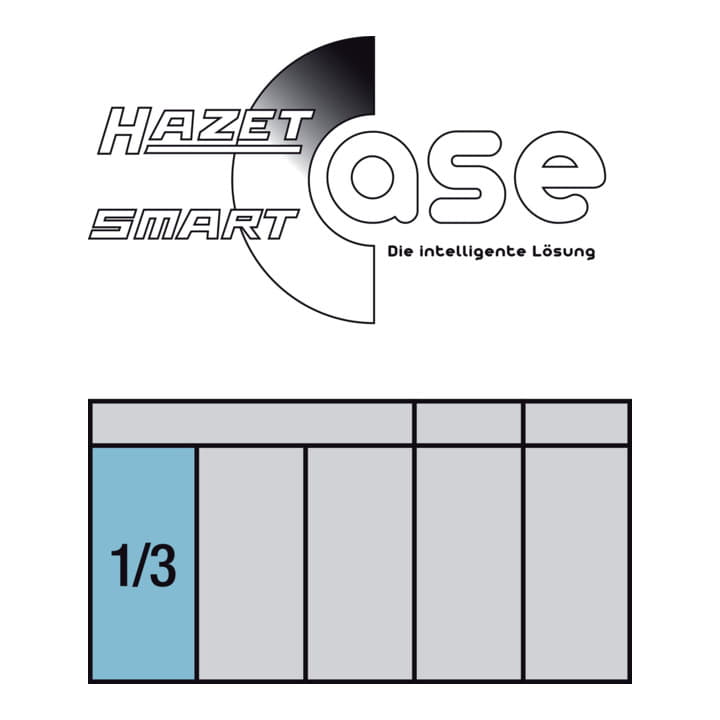 HAZET jeu de clés à douilles 954N 44 pièces 1/2″ (4000822784)