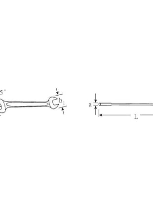 STAHLWILLE llave de boca doble MOTOR 10 8 x 9 mm longitud 140 mm (4000826145)