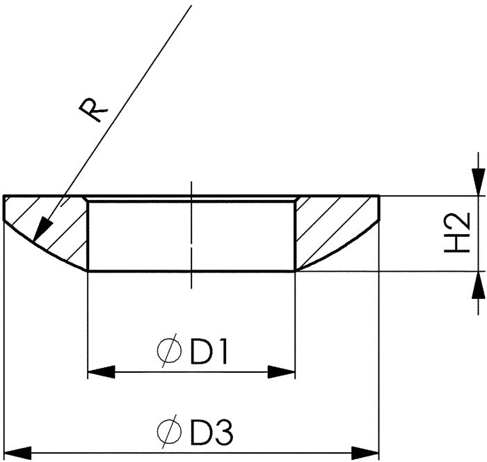 AMF Kugelscheibe DIN 6319C für Schrauben M20 ( 4000833461 )