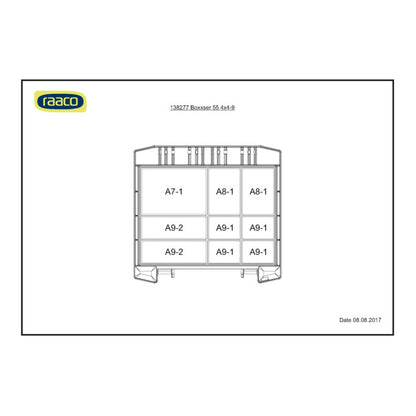 Mallette d'assortiment RAACO boxxser L241xP225xH55mm (4000871545)