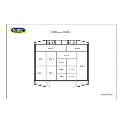 RAACO Sortimentskoffer boxxser B421xT361xH78mm ( 4000871553 )