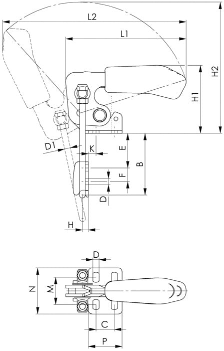 Tendeur de serrure AMF n° 6848V taille 3 (4123683300)