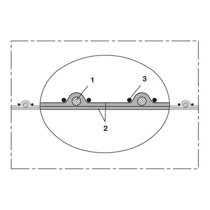 NORRES Absaug- und Gebläseschlauch SIL 391 TWO Innen-Ø 44-45 mm ( 4501400661 )