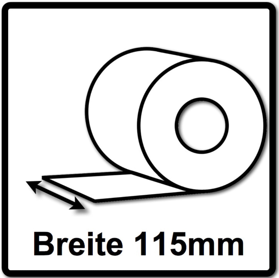 Rouleau abrasif Festool 115x25m P100 GR grenat (201106) pour abrasifs manuels