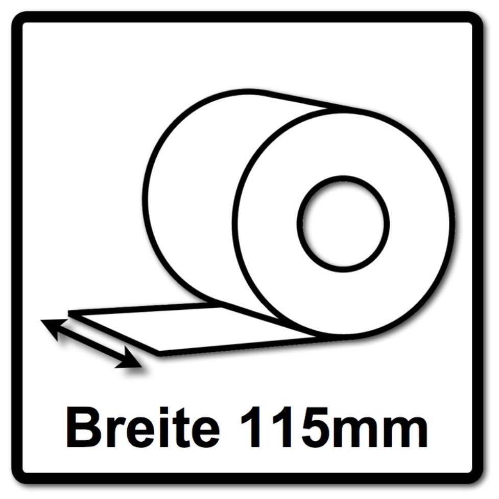 Rouleau abrasif Festool 115x25m P220 GR grenat (201110) pour abrasifs manuels