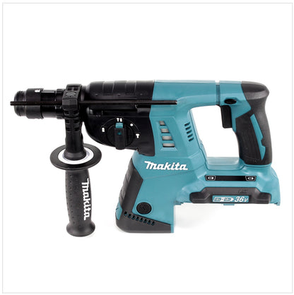 Makita DHR 264 2 x 18 V / 36 V Li-Ion SDS Plus Akku-Bohrhammer in Makpac 4 mit Einlage + 2 x BL 1850 B 18 V 5,0 Ah Li-Ion Akku + 1 x DC18RC Ladegerät + 5 tlg. Hartmetall Bohrer Set für Mauerwerk und Beton - Toolbrothers