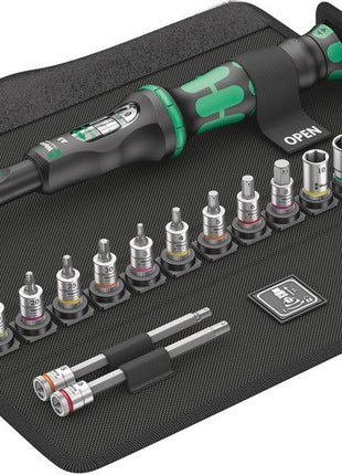 WERA jeu de clés dynamométriques Bicycle Set Torque 1 16 pièces 2,5 - 25 Nm 1/4″ (8000544748)