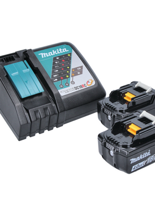 Makita DHR 241 RMJ Akku Bohrhammer 18 V 2,0 J SDS plus + 2x Akku 4,0 Ah + Ladegerät + 5 tlg. Bohrer Set + Makpac - Toolbrothers