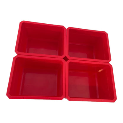 Qbrick System Container Set N°1 Mur d'atelier 39 x 35 cm avec 4 conteneurs pour valises System ONE et System TWO