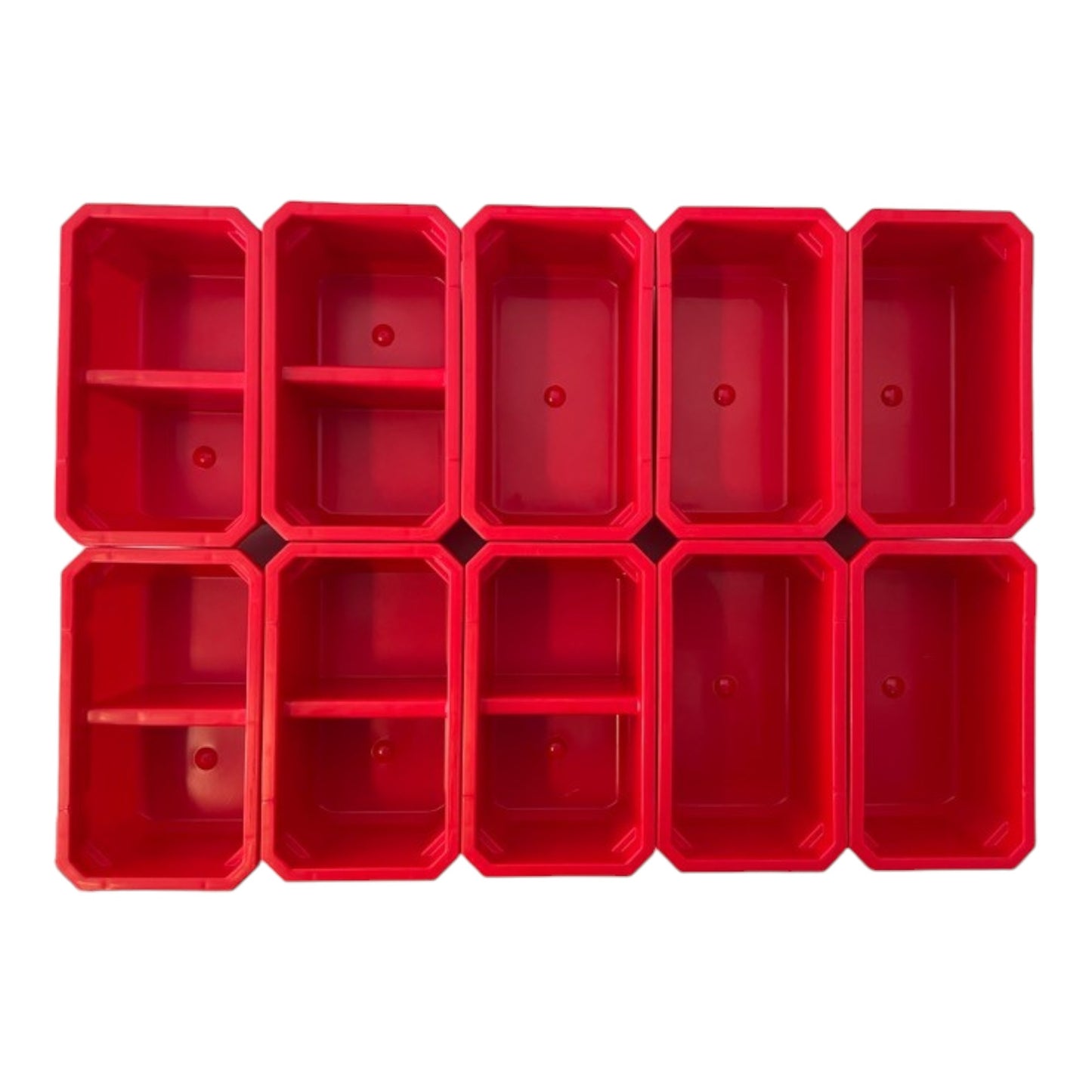 Qbrick System Container Set N° 3 mur d'atelier 39 x 35 cm avec 10 conteneurs pour PRO Organizer 100 Expert / 200 Expert / PRO Drawer 3