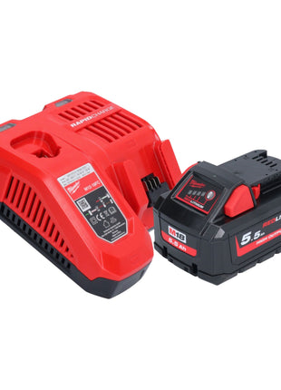 Mélangeur à batterie Milwaukee M18 FPM-551X 18 V 20 l brushless + 1x batterie 5,5 Ah + chargeur + boîtier HD