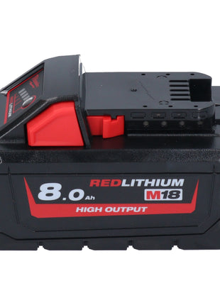 Mélangeur à batterie Milwaukee M18 FPM-801X 18 V 20 l brushless + 1x batterie 8,0 Ah + boîtier HD - sans chargeur