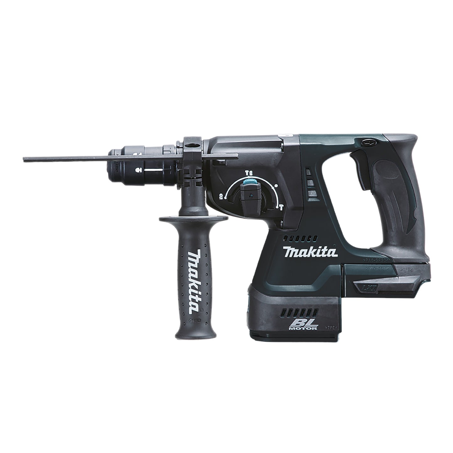 Makita DHR 243 ZBJ marteau perforateur sans fil 18 V 2 J SDS-Plus noir brushless + Makpac - sans batterie, sans chargeur