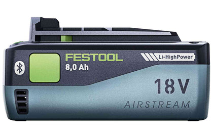 Batterie Festool HighPower BP 18 Li 8,0 HP-ASI Batterie 18 V 8,0 Ah (577323) 8000 mAh Li-Ion avec indicateur de niveau de charge