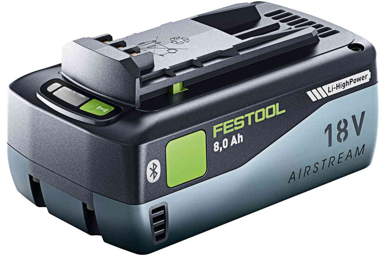 Batterie Festool HighPower BP 18 Li 8,0 HP-ASI Batterie 18 V 8,0 Ah (577323) 8000 mAh Li-Ion avec indicateur de niveau de charge