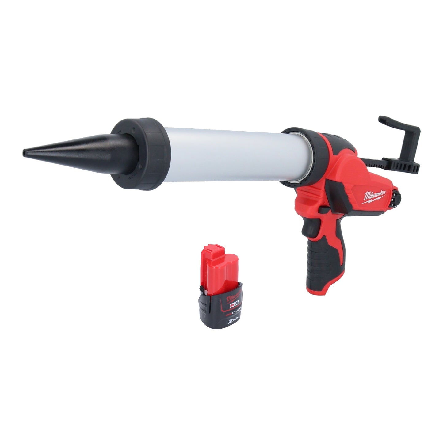 Pistolet à cartouche sans fil Milwaukee M12 PCG/400A-201 12 V 400 ml + 1x batterie 2,0 Ah - sans chargeur