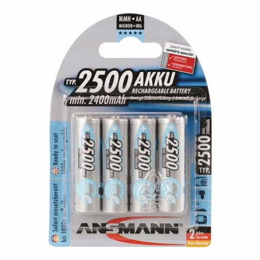 Cellule de batterie ANSMANN maxE 1,2 V 2500 mAh (4000876122)