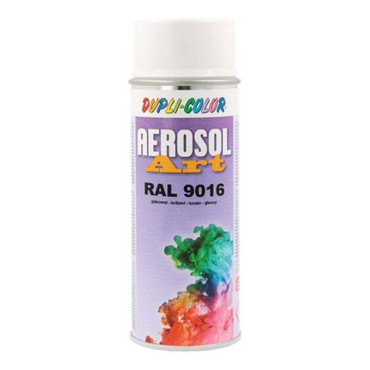 Peinture colorée en aérosol DUPLI-COLOR type AÉROSOL blanc signalisation brillant (4000363059)