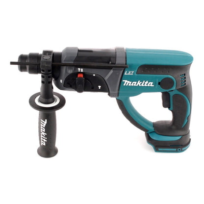 Makita DHR 202 RMJ 18 V Akku-Kombihammer SDS-Plus im Makpac mit 2 Akkus 4,0 Ah + Ladegerät + 5 tlg. Hartmetall Bohrer Set für Mauerwerk und Beton - Toolbrothers