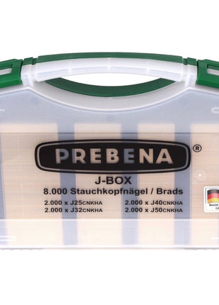 Prebena Komplettpaket 2P-J50SDS Druckluftnagler + Druckluftschlauch 10m + Kompressor VITAS 45 + J-BOX 8.000 Heftklammern - Toolbrothers