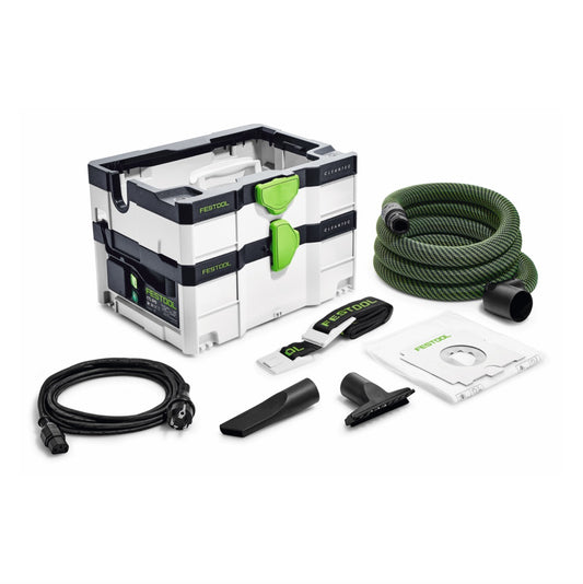 Festool CTL SYS Cleantec Absaugmobil 4,5l Staubkl. L ( 575279 ) + Tragegurt, Düsen, Saugschlauch - neue Version von ( 584173 ) - Toolbrothers