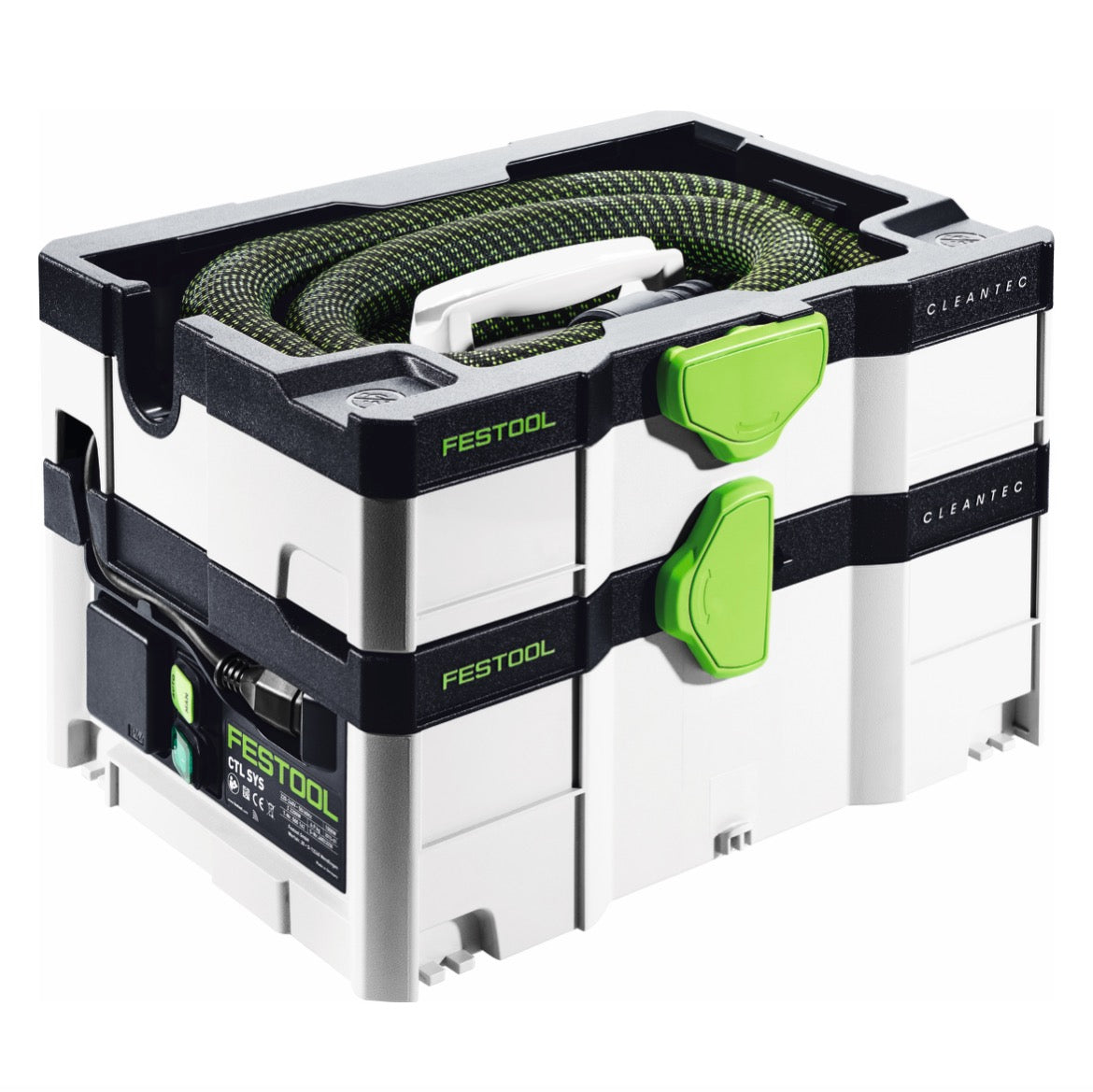 Festool CTL SYS Cleantec Absaugmobil 4,5l Staubkl. L ( 575279 ) + Tragegurt, Düsen, Saugschlauch - neue Version von ( 584173 ) - Toolbrothers