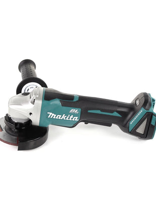 Makita DGA 458 RM1J Akku Winkelschleifer 18 V 115mm Brushless + 1x Akku 4,0Ah + Ladegerät + Makpac - Toolbrothers