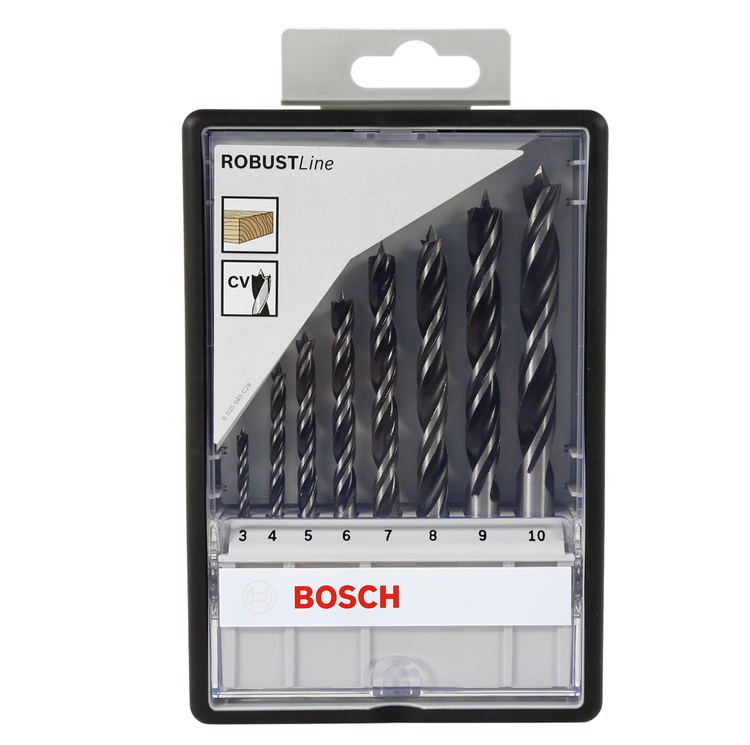 Bosch Holzbohrer Set 8 tlg. 3 - 10 mm ( 2607010533 ) - Toolbrothers