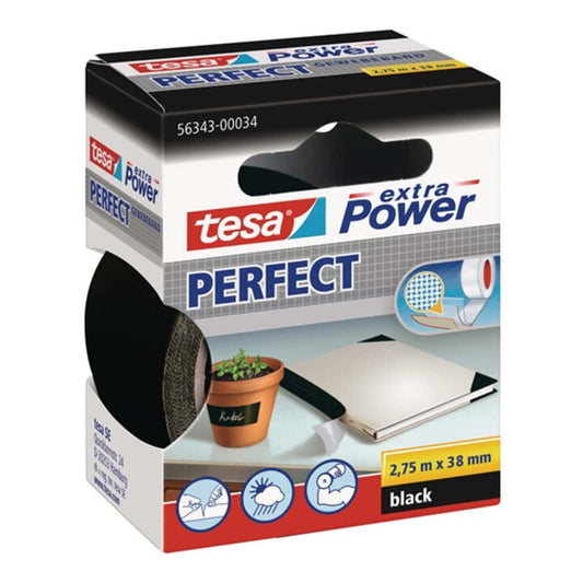 TESA ruban textile extra Power® 56343 noir (3000265375)