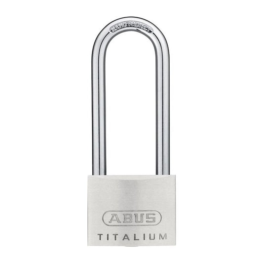 Cadenas à cylindre ABUS 64TI/50HB80 largeur du corps de serrure 50 mm (3000280015)