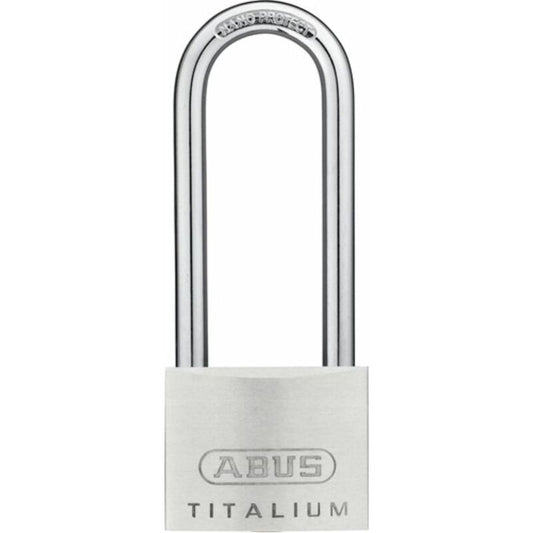 Cadenas à cylindre ABUS 64TI/50HB80 gl largeur du corps de serrure 50 mm (3000280016)