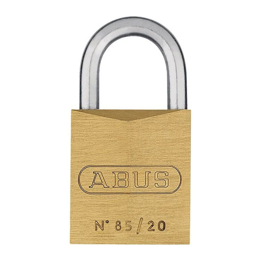 Cadenas à cylindre ABUS 85/20 gl largeur du corps de serrure 21 mm (3000280028)